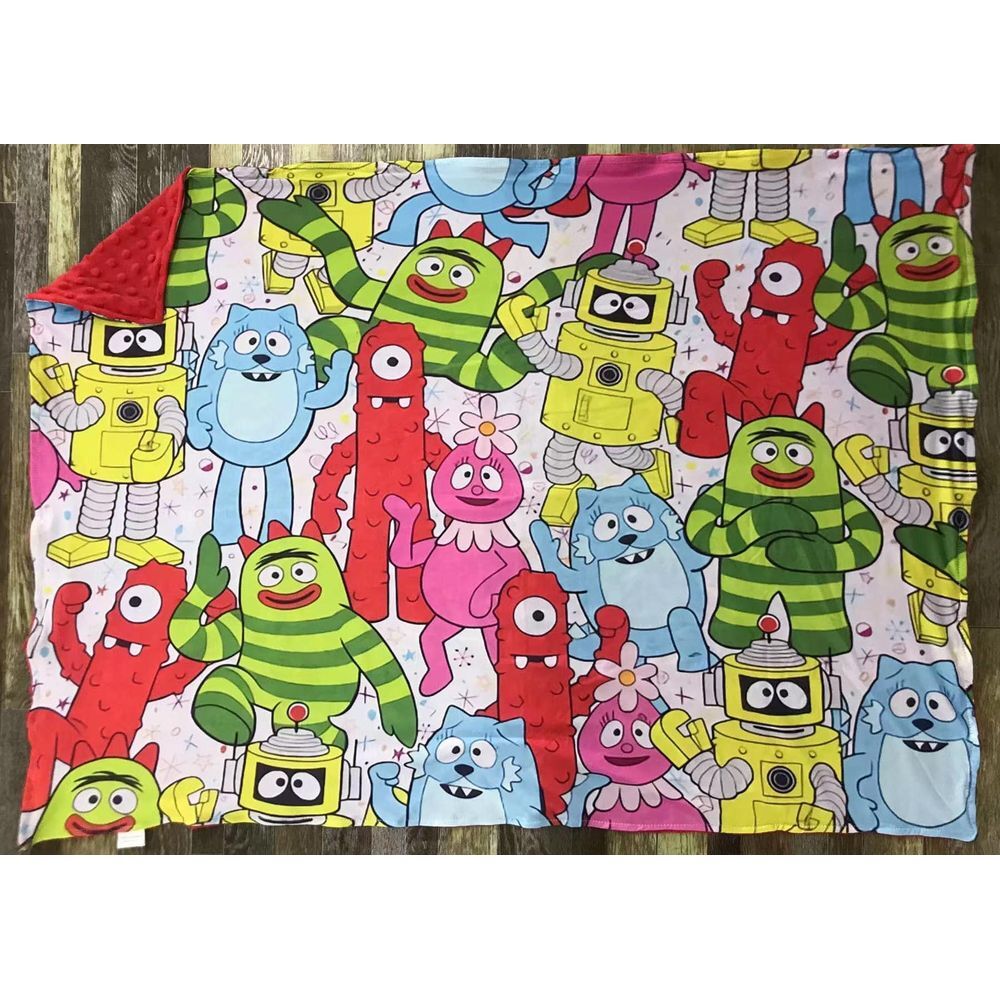 Yo Gabba Gabba Kids Minky Blanket